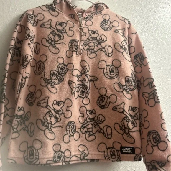 Disney Pink Mickey Mouse Hoodie - Picture 1 of 3